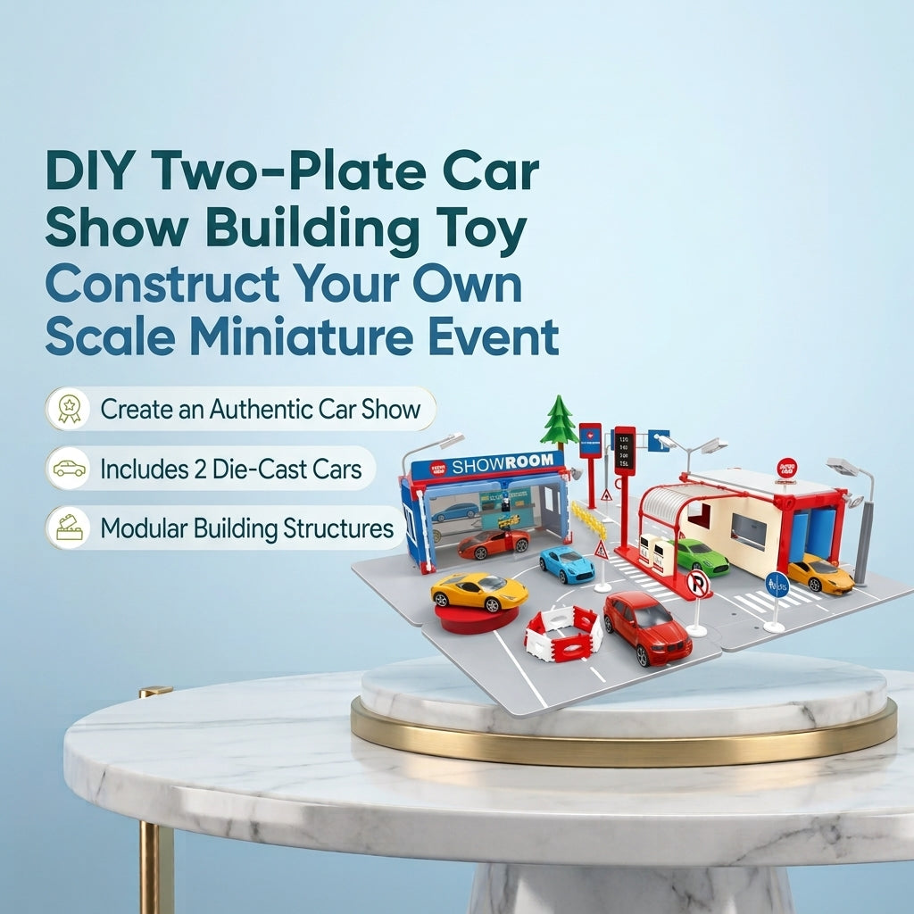 JOYSO™ DIY Two-Plate Car Show Building Toy