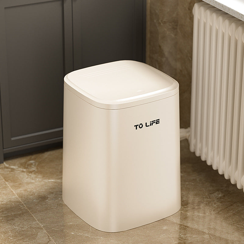 JOYSO™ Press Open Trash Can for Kitchen & Bathroom