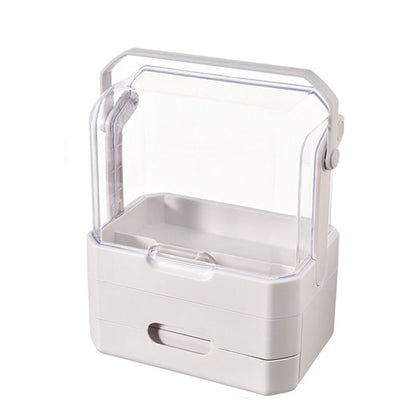 JOYSO™ Large Makeup Organizer with Dustproof Lid & Drawers