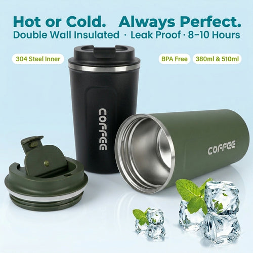 JOYSO™ Stainless Steel Insulated Travel Coffee Mug