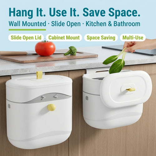 JOYSO™ Wall Mounted Hanging Trash Can for Kitchen