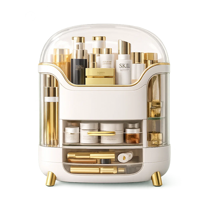 JOYSO™ Luxury Makeup Organizer with Drawer & Dustproof Lid