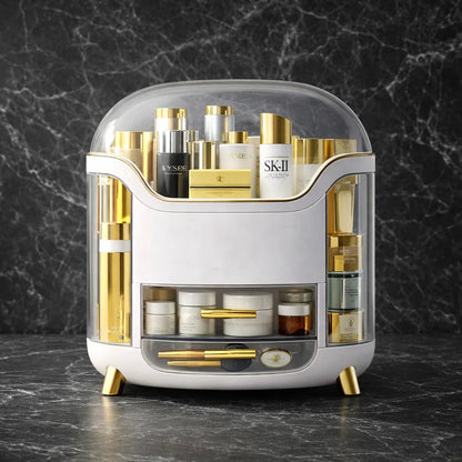 JOYSO™ Luxury Makeup Organizer with Drawer & Dustproof Lid